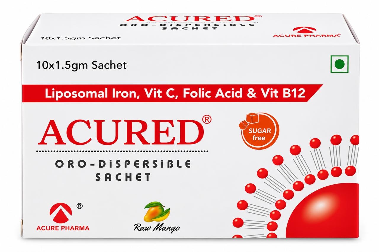 Acured Oro-Dispersible Sachet